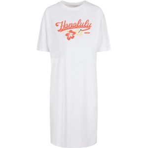 F4NT4STIC Jurk 'Honolulu'  gemengde kleuren / wit