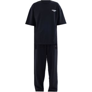 VAMOS CLO Broek  zwart / wit