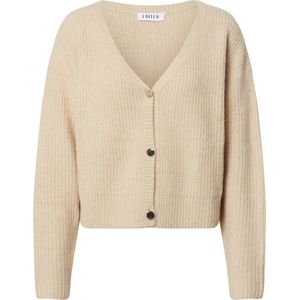 EDITED Gebreid vest 'Ronja'  beige