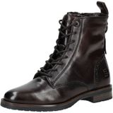 Bagatt - TT - Leren Laarsjes - Donkerbruin - Met Veters