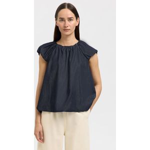 SELECTED Blouse  donkerblauw