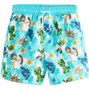 Next Zwemshorts  azuur / groen / kaki / wit