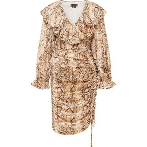 faina Jurk  bruin / lichtbruin