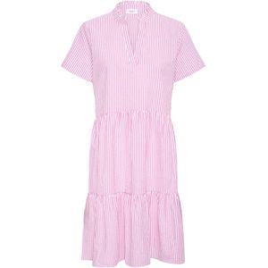 SAINT TROPEZ Jurk 'Elmiko'  lichtroze / wit