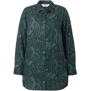 Studio Untold Blouse  petrol / pastelgroen