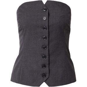 Samsøe Samsøe Top 'Saellen'  donkergrijs