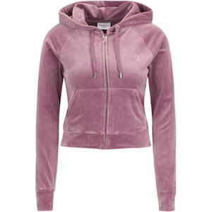 Juicy Couture Tall Sweatvest 'MADISON'  mauve / zilver