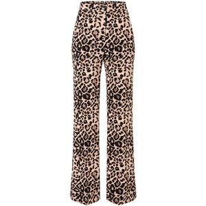 Ana Alcazar Broek 'Adami'  lichtbruin / zwart