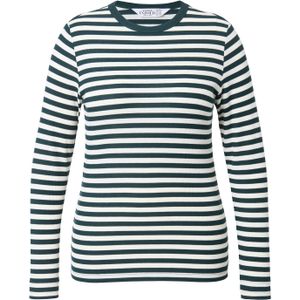 Studio Untold Shirt  donkergroen / wit