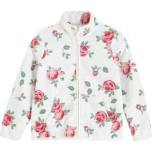 Cool Club Fleece jas  groen / rosa / rood / wit