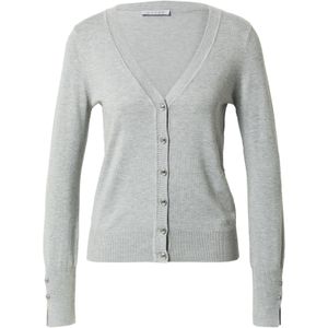 GUESS - ZENA - Gebreid Vest - Grijs Gemêleerd - Lange Mouw