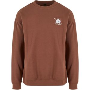Lost Youth Sweatshirt  bruin / wit