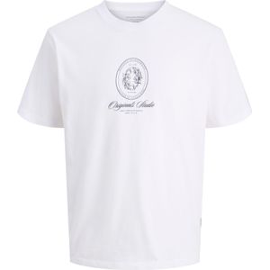 JACK & JONES Shirt 'JORDIA'  zwart / wit