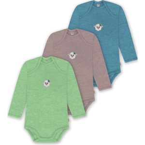 normani Rompertje/body  chamois / azuur / grasgroen