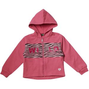 KOROSHI Sweatvest  lila / pink / zilver
