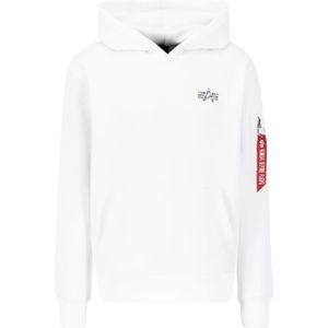 Alpha Industries - Signature BP Hoody - Grijs - Katoen/Polyester