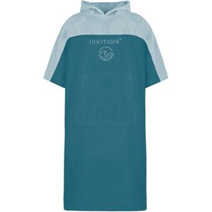 normani Badjas lang  'Kuta'  pastelblauw / petrol