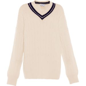 BLONDA Trui  zwart / wolwit