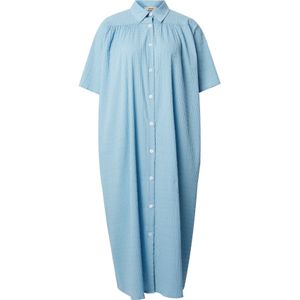 MADS NORGAARD COPENHAGEN Blousejurk 'Canaria'  lichtblauw