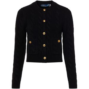 Polo Ralph Lauren - 211978312001 - Wollen Vest - Zwart - Casual