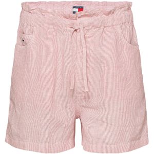 Tommy Jeans - Broek - Pink/Wit - Krijtstrepen - High Waist