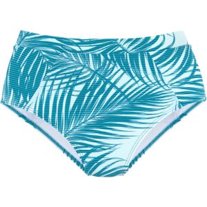 Look - Gedessineerd Bikinibroekje - Petrol - Polyamide