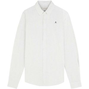 Scalpers Overhemd  kaki / wit