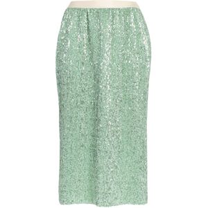 Influencer Rok 'Sequin'  aqua