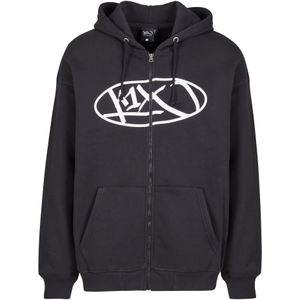 K1X Sweatvest  zwart / wit