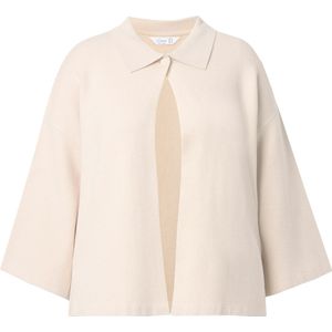 MIAMODA Gebreid vest  wolwit