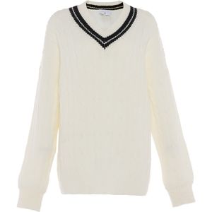 BLONDA Trui  zwart / wolwit