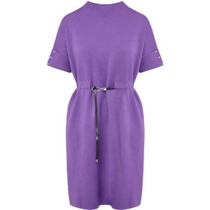 Quiosque Gebreide jurk  donkerlila