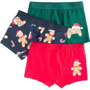 Cool Club Onderbroek  marine / cappuccino / riet / rood