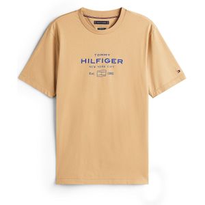 TOMMY HILFIGER Shirt  camel / blauw