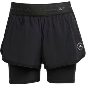 ADIDAS BY STELLA MCCARTNEY Sportbroek 'Adidas By Stella McCartney'  zwart / wit