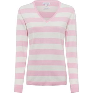 Brookshire Trui  pink / wit