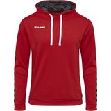 Hummel Sportief sweatshirt 'Poly'  donkergrijs / donkerrood / zwart / wit