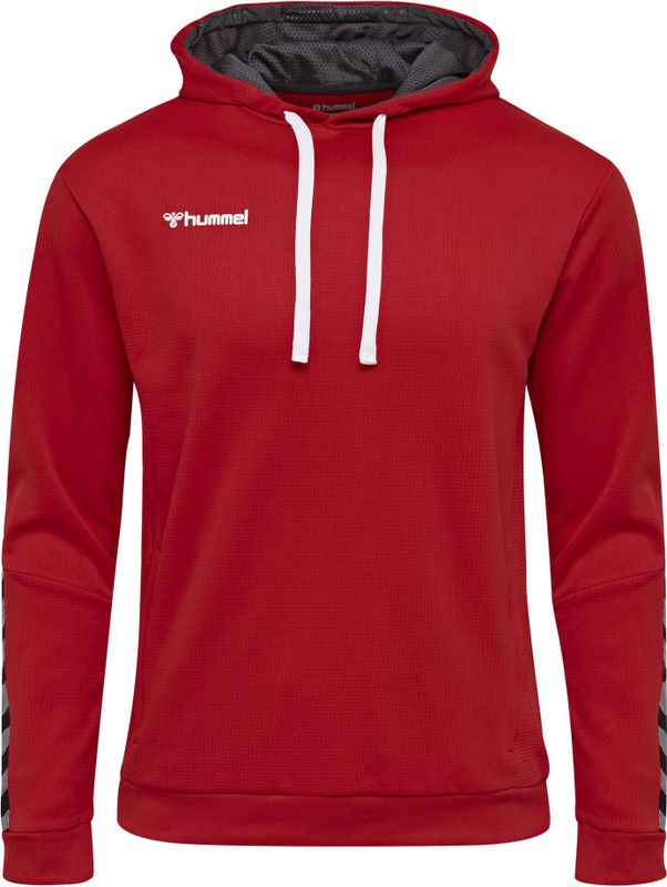 Hummel Sportief sweatshirt 'Poly'  donkergrijs / donkerrood / zwart / wit