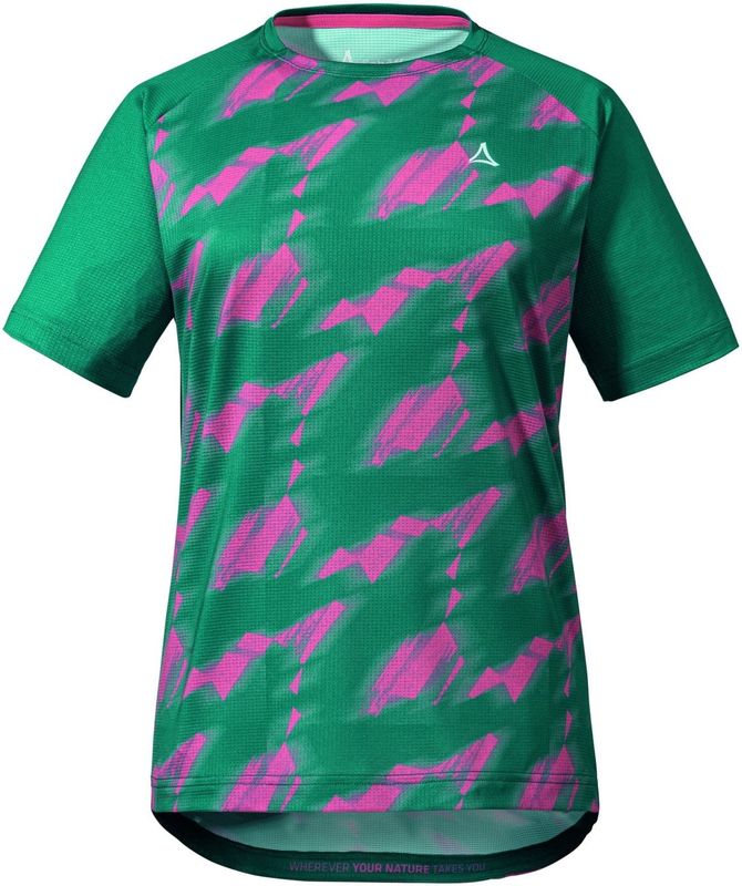 Schöffel - Huesca - Fietsshirt - Groen - Korte Mouwen - Wielersport