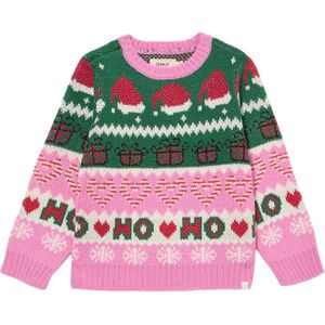 ONLY MINI - Gebreide Pullover - Mini - O-hals - Lange Mouwen - Jacquard