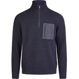 HECHTER PARIS - Trui - Donkerblauw - Normale Pasvorm - Lange Mouw