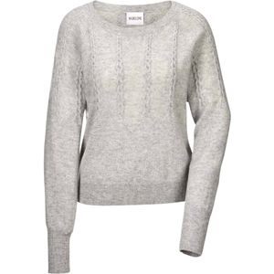 MADELEINE Trui  grijs gemêleerd