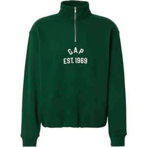 GAP Sweatshirt  smaragd / spar / wit