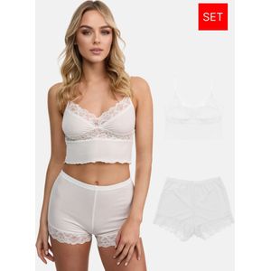 Tazzio Korte pyjama 'F921'  wit