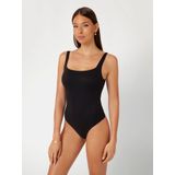 Eveline - Bodysuit - Jersey - Logoprint - Vierkante Hals - Zonder Mouwen - Regular Fit