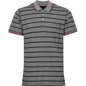 FQ1924 Shirt 'Knut'  grijs / rood / zwart / wit