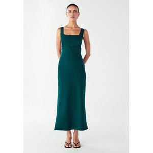 Willa Jurk 'HALLEE MIDI DRESS'  groen
