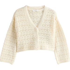 Next Gebreid vest  ecru