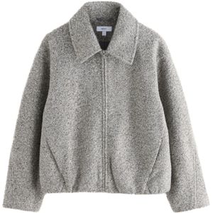 Next Tussenjas  grijs gemêleerd