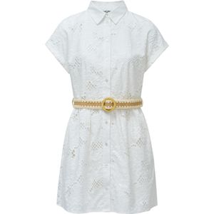 Salsa Jeans - 21011208 - Korte Jurk - Wit - Regular Fit